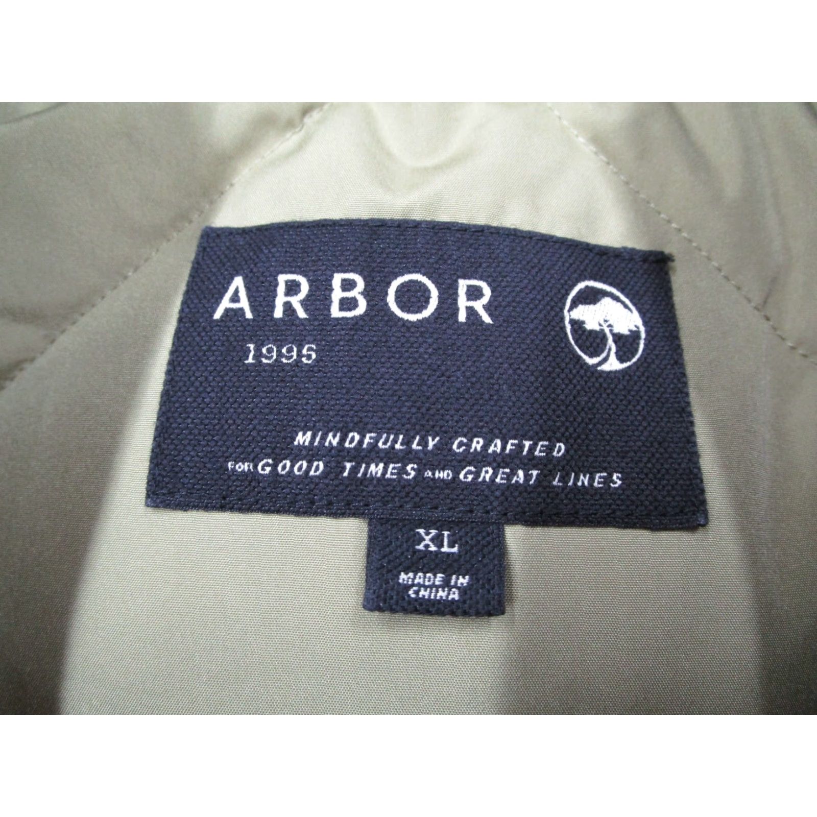 Vintage Arbor Collective Vest Mens Extra Large Green Down Quilted Full Zip Puffer Size US XL / EU 56 / 4 - 3 Thumbnail