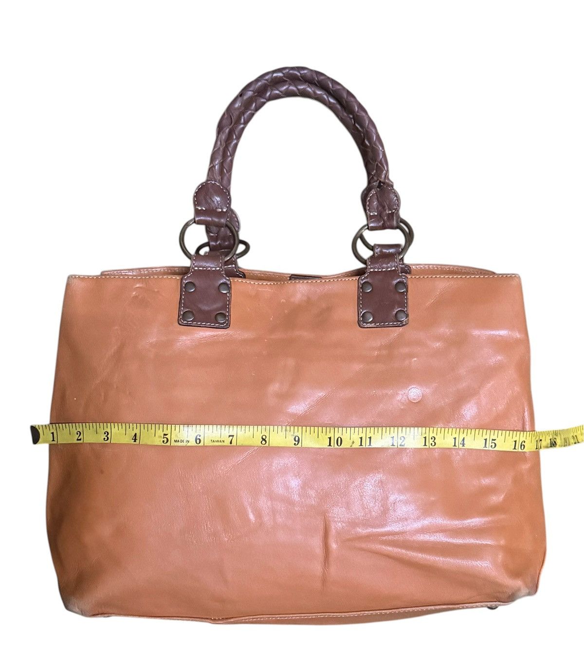 Japanese Brand Leather Handbag Handmade Brown Size ONE SIZE - 4 Thumbnail