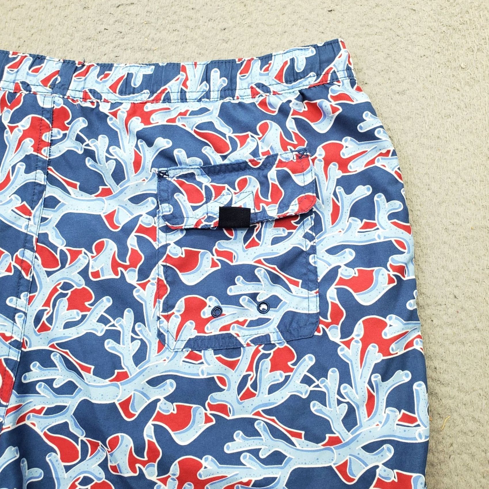 Vineyard Vines Vineyard Vines Chino Shorts Mens L Multicolor Flat Front Slash Pockets Size US 33 - 3 Thumbnail