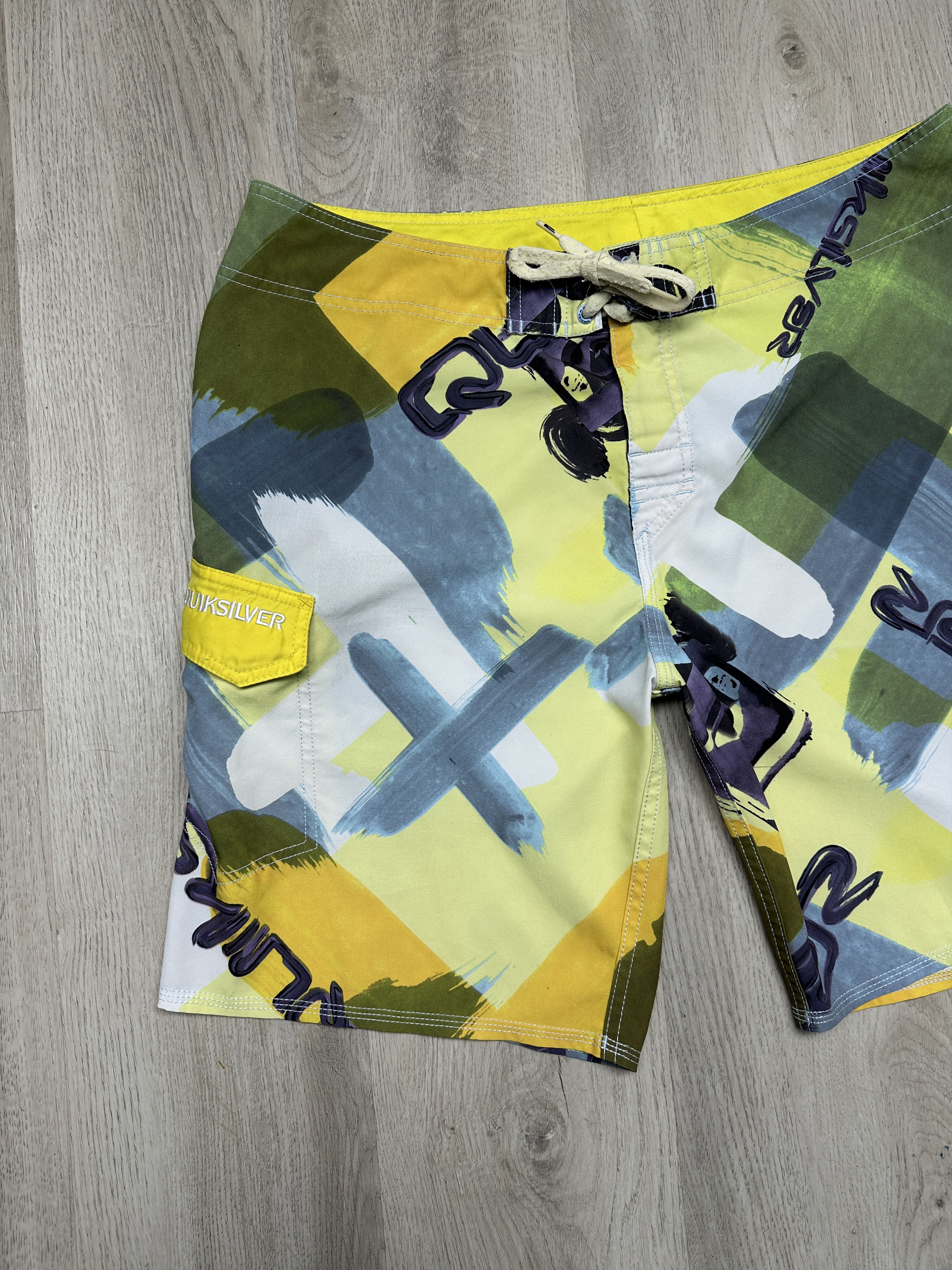 Quiksilver Quicksilver Vintage Mens Nylon Swimming Shorts Surf style Size US 36 / EU 52 - 2 Thumbnail