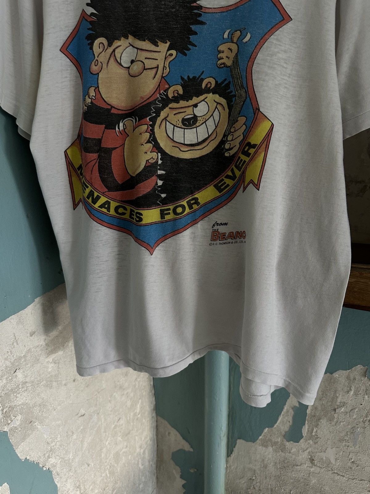 Cartoon Network × Japanese Brand Vintage Menaces For Ever From The Beano 1987 Single Stitch Size US M / EU 48-50 / 2 - 14 Thumbnail
