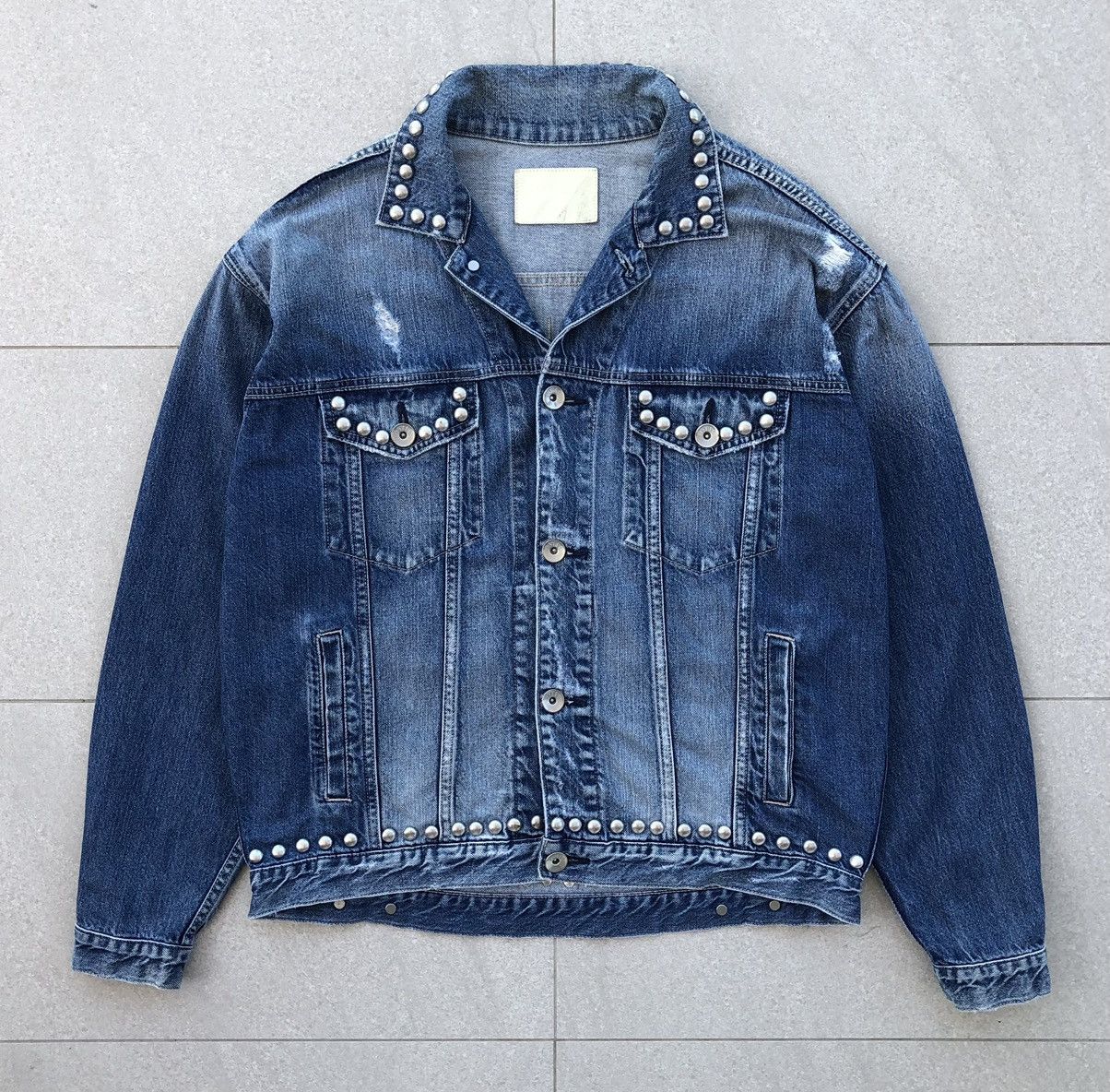 Vintage GYDA Los Angeles Embroidery Logo Denim Jacket Size US L / EU 52-54 / 3 - 3 Thumbnail