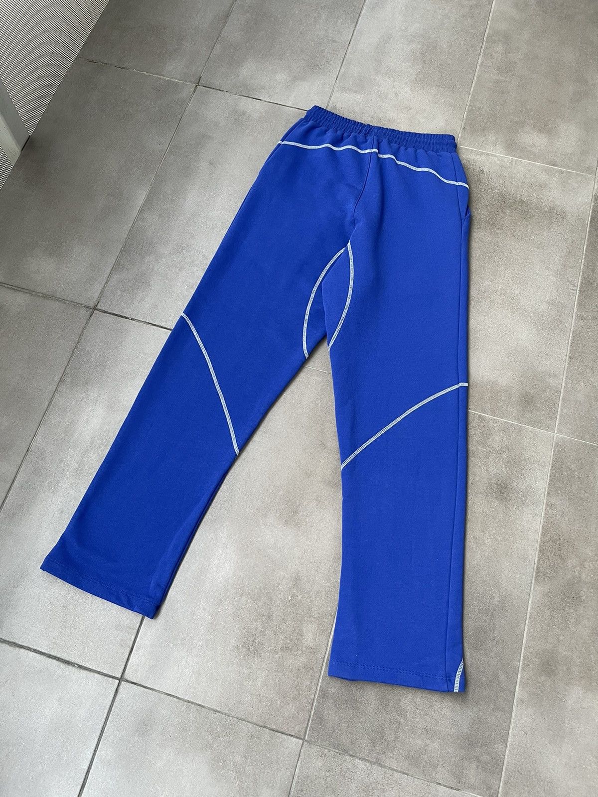 Saul Nash !DS! SS23 Saul Nash Blue Overlock Stitch Lounge Pants Size US 36 / EU 52 - 15 Thumbnail
