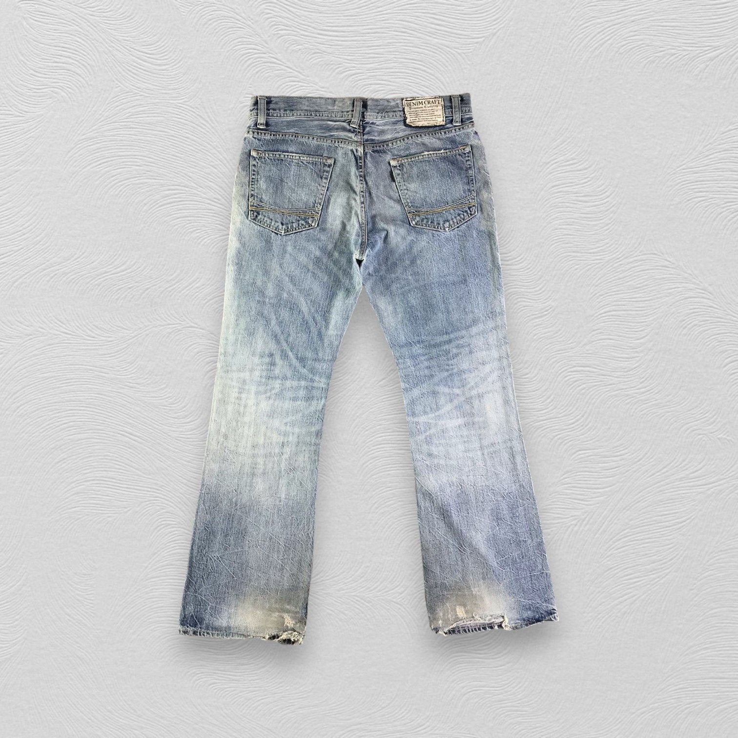 Japanese Brand Japanese Denim Craft Jeans Flare Denim KJ2526 Size US 33 - 2 Thumbnail