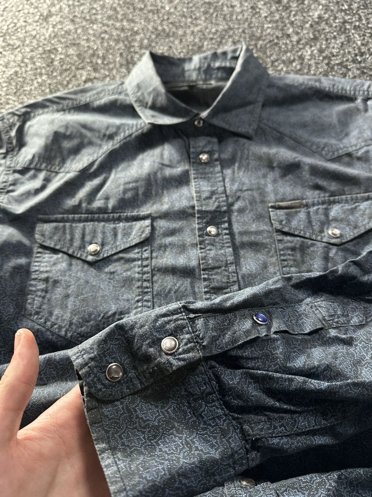 Diesel × Vintage 🚨VNTG Diesel Avant-garde Shirt 90s very rare ZEGNA STYLE Size US XL / EU 56 / 4 - 8 Thumbnail