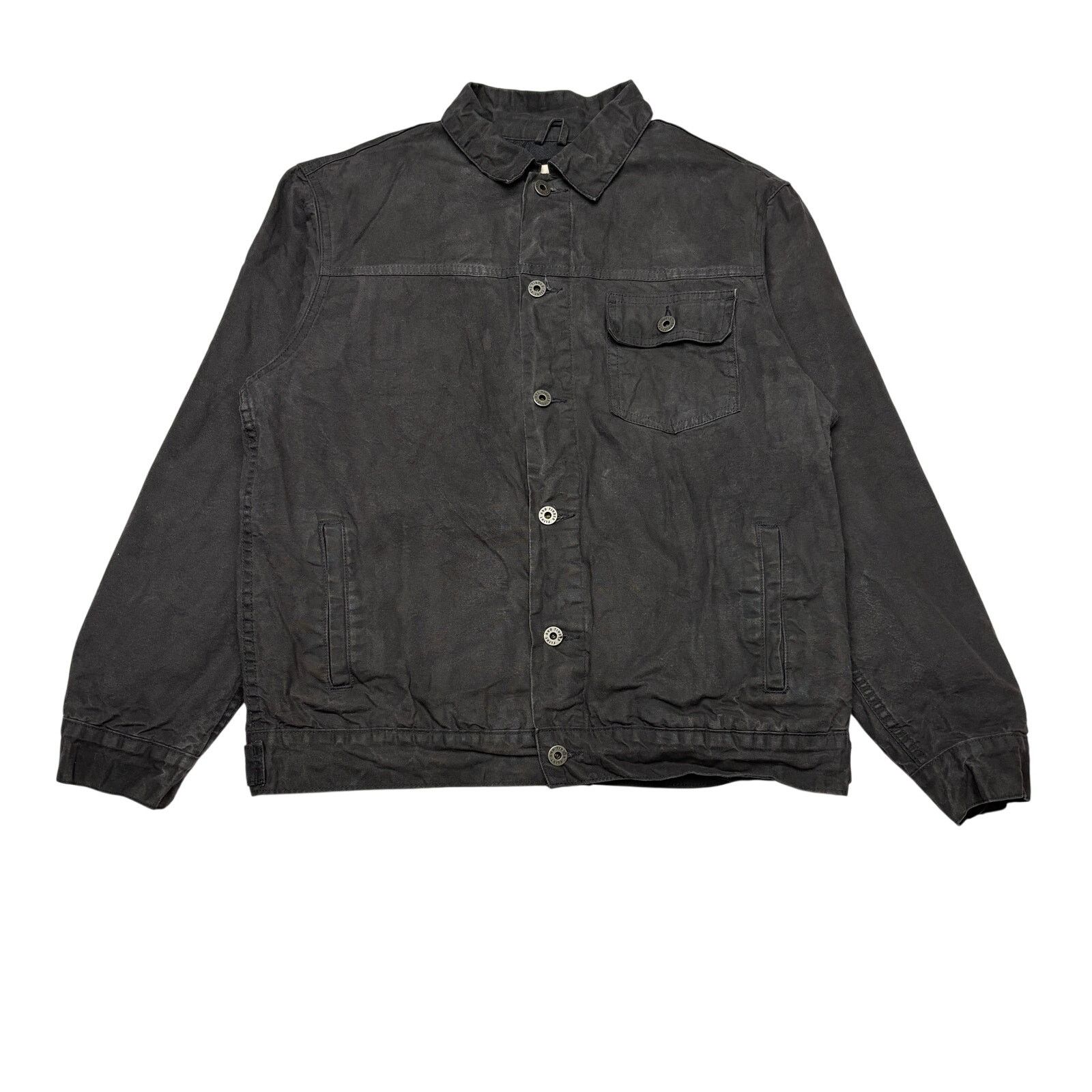 Flint And Tinder Flint and Tinder Waxed Trucker Jacket Flannel Lined Large Size US L / EU 52-54 / 3 - 1 Thumbnail