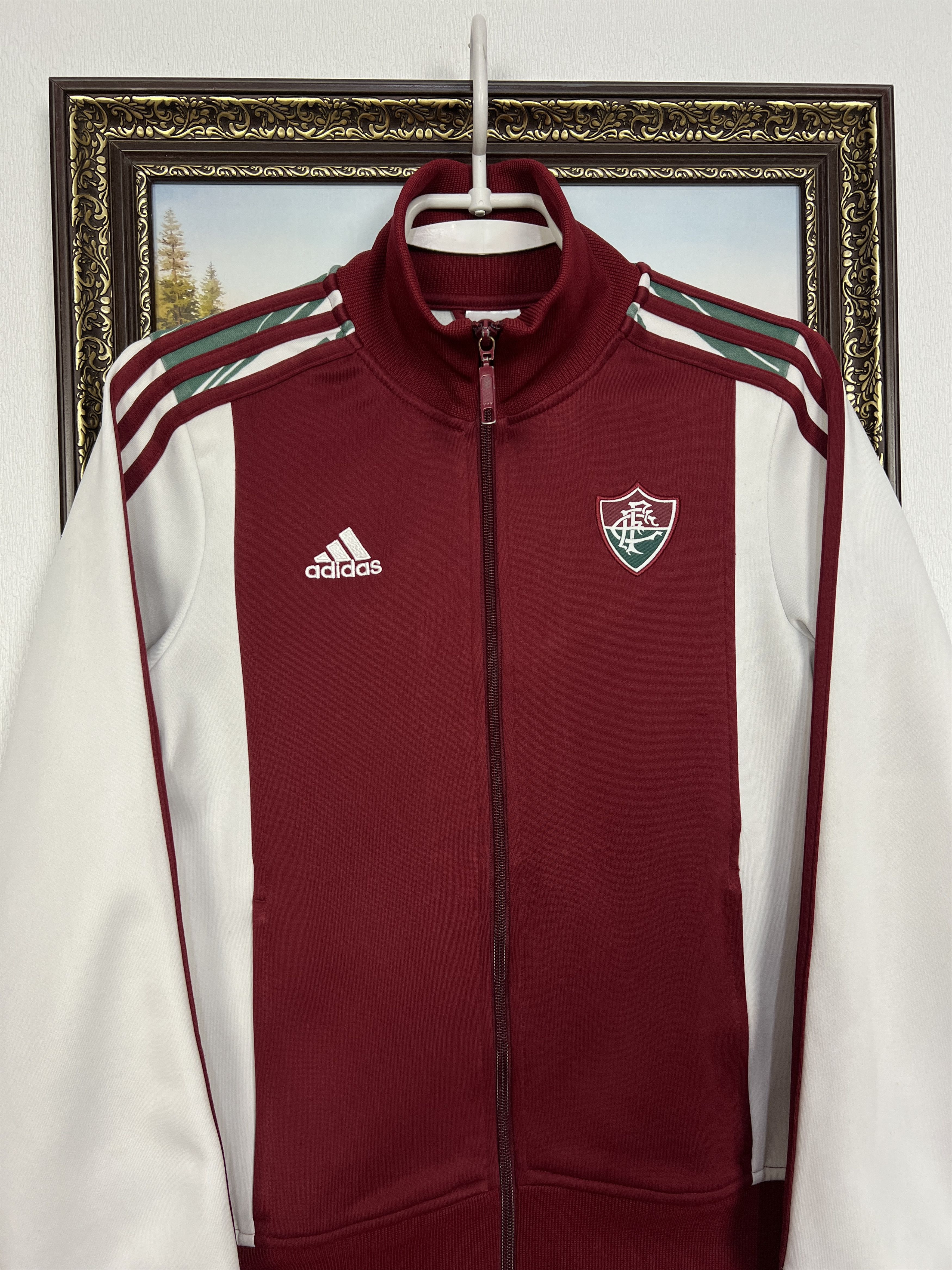 Adidas Fluminense Football Jacket Soccer Track Top Rare Size Boys L Size US XS / EU 42 / 0 - 2 Thumbnail