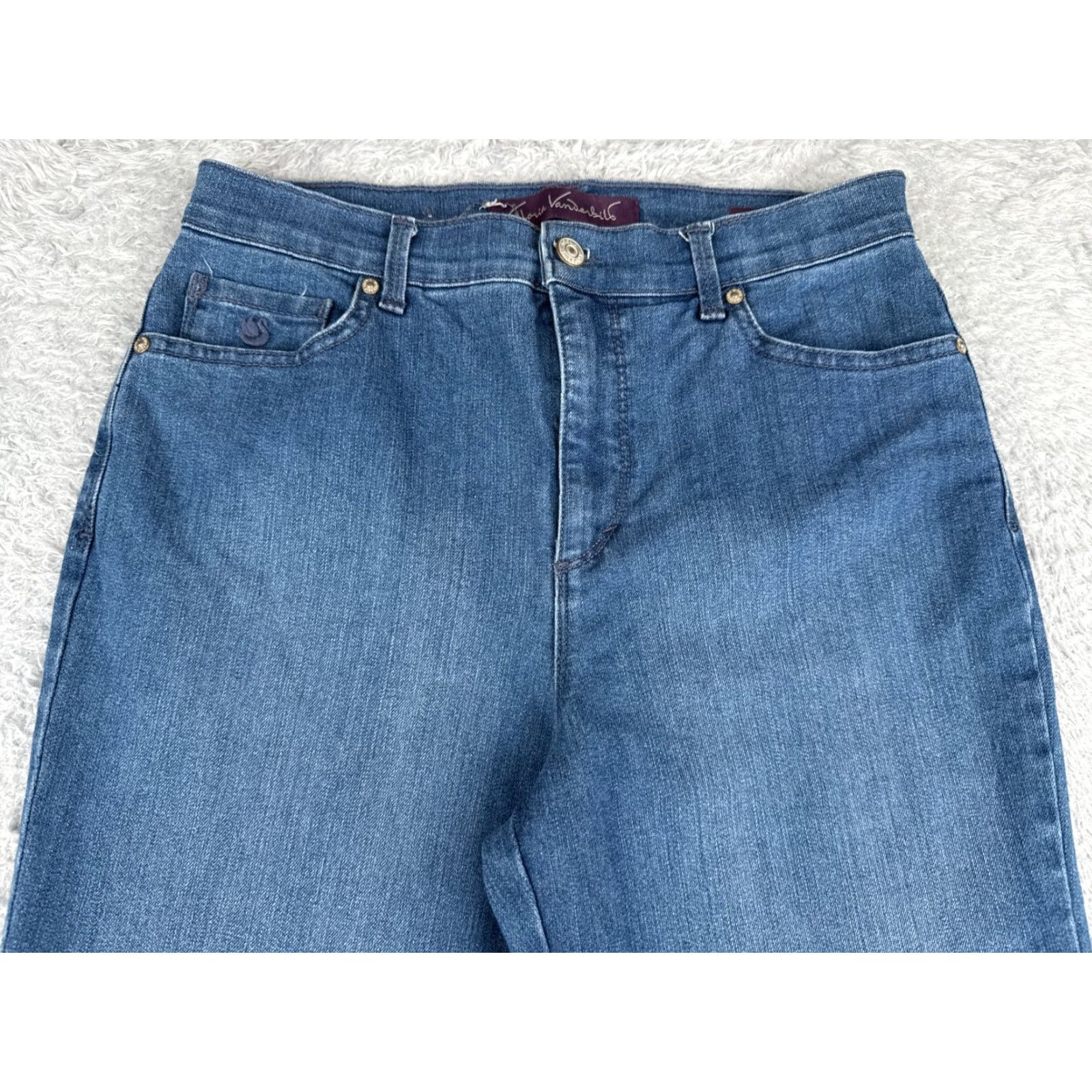 Gloria Vanderbilt Gloria Vanderbilt Jeans Womens 6 Blue Denim Amanda Straight Leg High Rise 28x31 Size 28" / US 6 / IT 42 - 4 Thumbnail