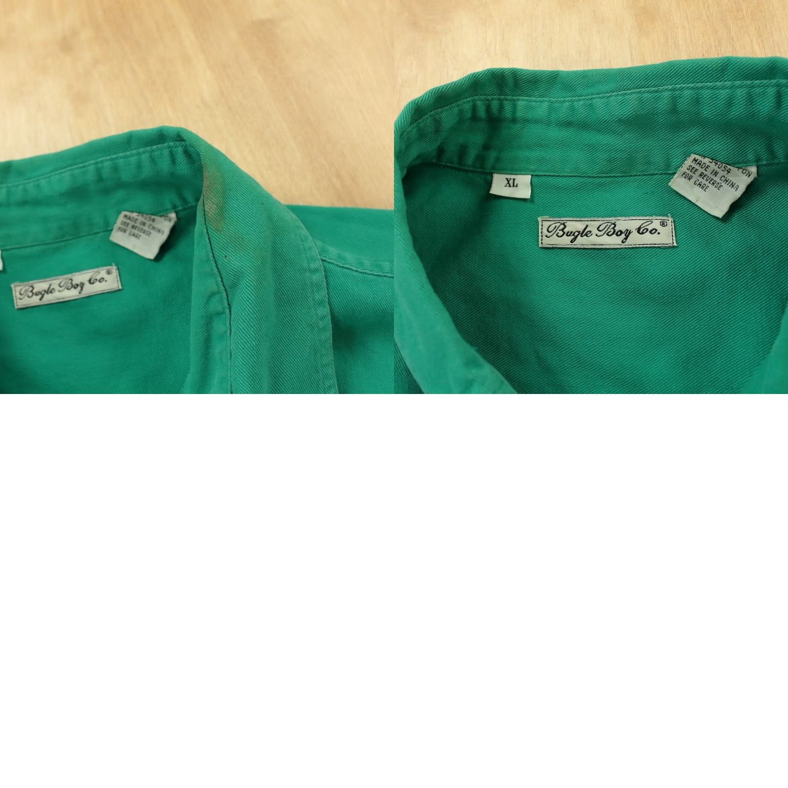 Bugle Boy VINTAGE Bugle Boy Shirt XL Green Embroidered Button-Up Short Sleeve Mens 80s 90s 00s Grunge Size US XL / EU 56 / 4 - 8 Thumbnail
