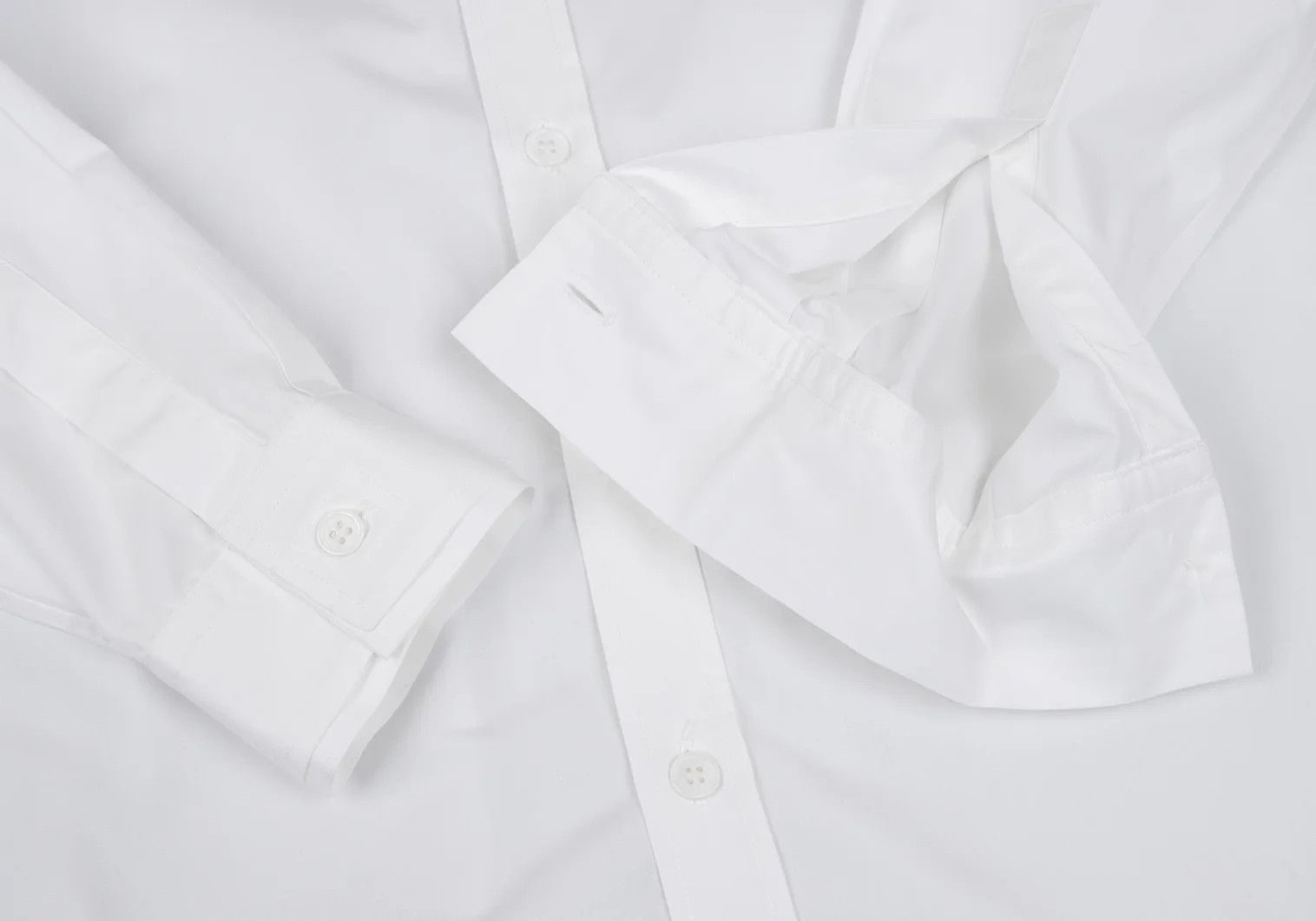 Yohji Yamamoto Yohji Yamamoto Layered Cotton Long Sleeve Shirt Size US S / EU 44-46 / 1 - 8 Thumbnail