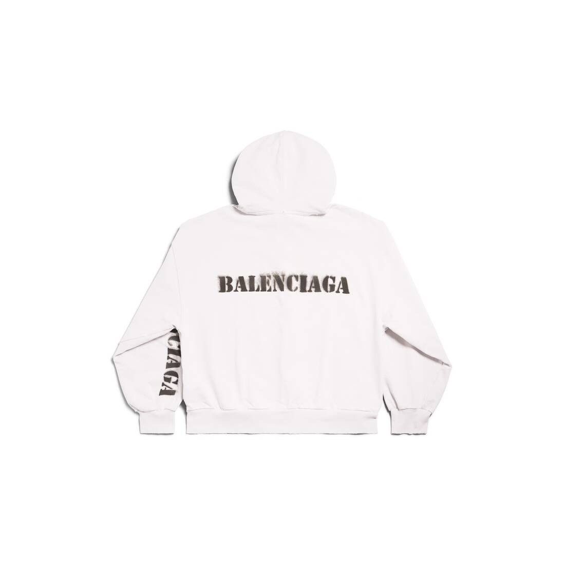 o1w1db10525 Stencil Type Zip-up Hoodie Regular Fit