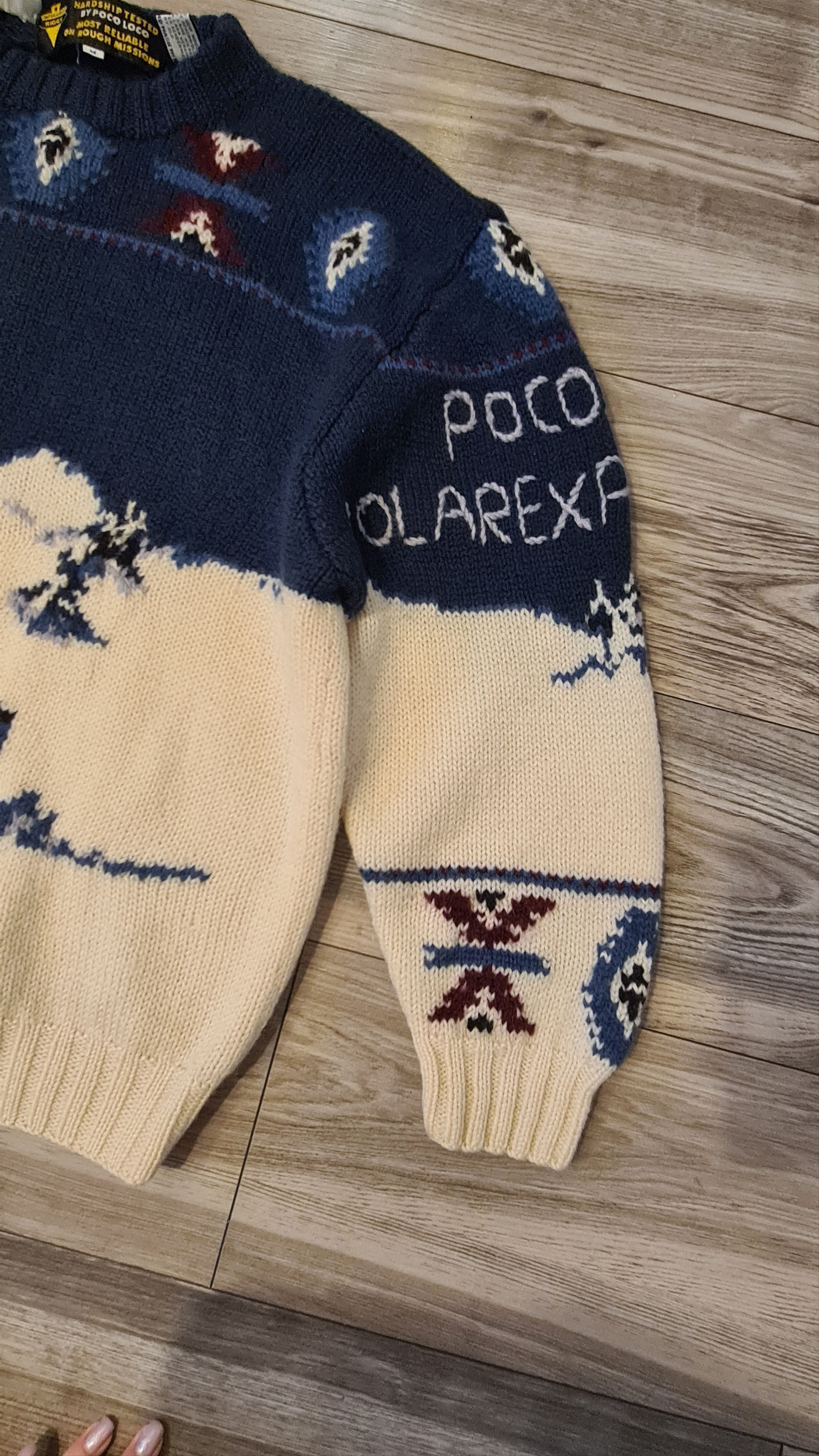 Other Vintage sweater wool Poco Loco outdoor, 90s Size US M / EU 48-50 / 2 - 8 Thumbnail
