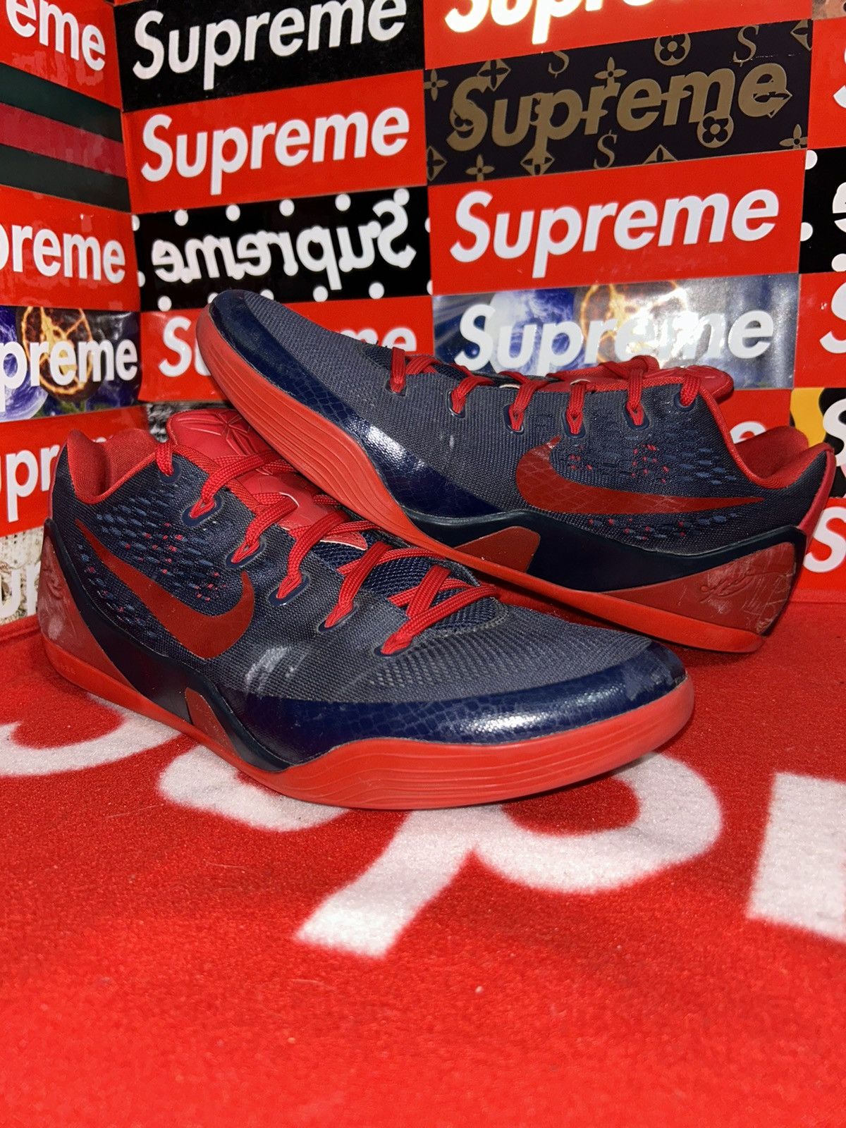 image of Nike Zoom Kobe 9 Ix ‘Superman’ Nikeid 688501-991 Size 11.5 Shoes in Blue, Men's