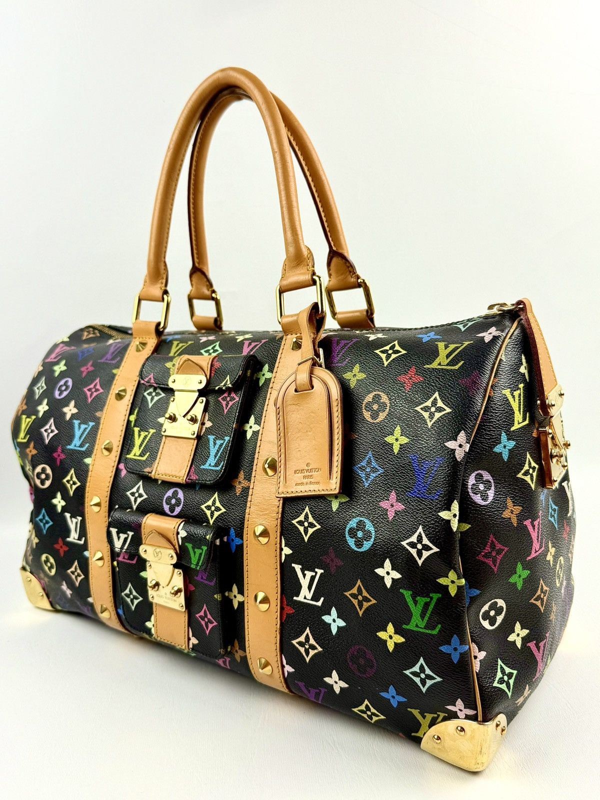 Louis Vuitton × Takashi Murakami Louis Vuitton - Murakami - F/W 03 - Multicolor - Keepall 45 Size ONE SIZE - 4 Thumbnail