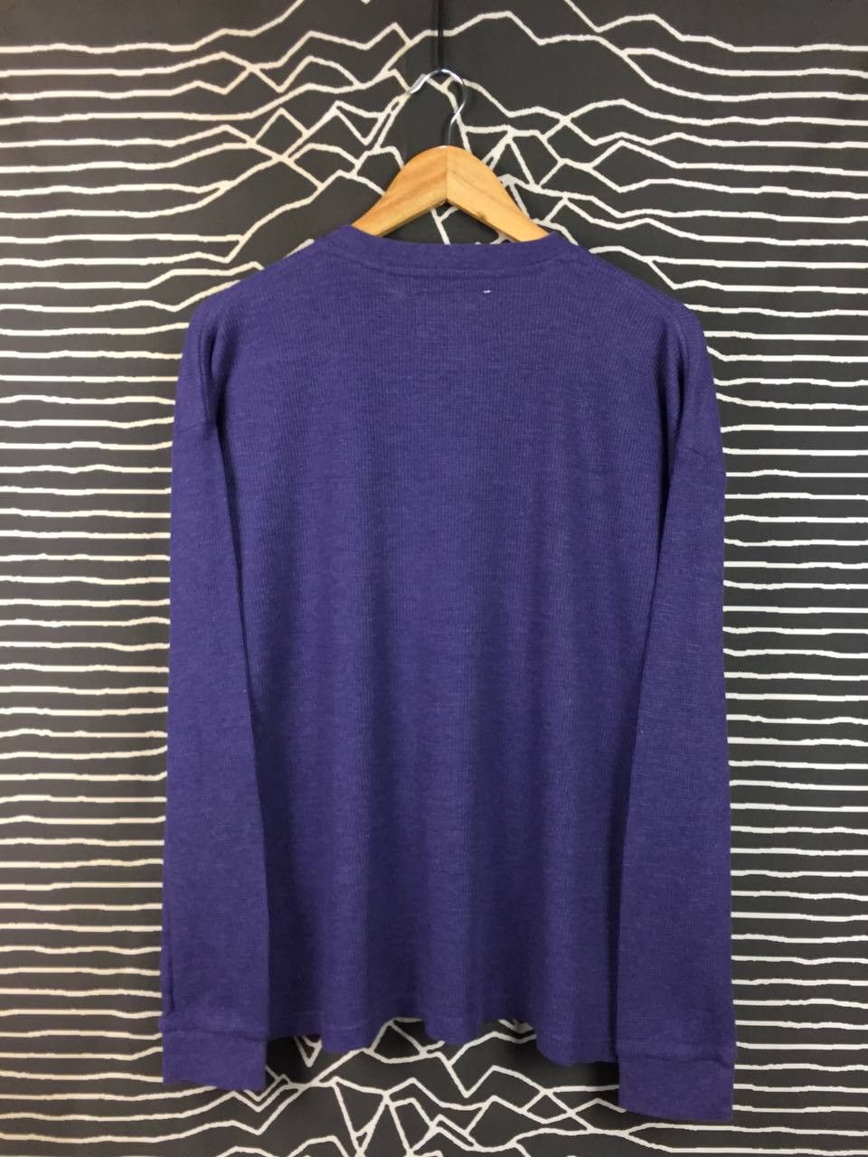 Vintage Vtg Big Ball Sports Waffle Knit Thermal Henley Tee Size US XL / EU 56 / 4 - 5 Thumbnail