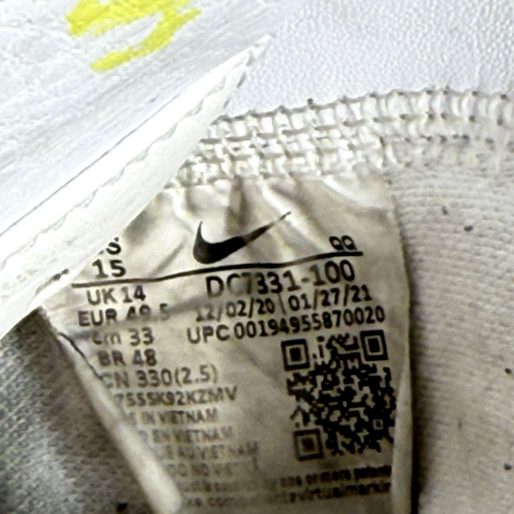 Nike Nike Blazer Mid '77 Men’s Size 15 Sneakers Paint Splatter DC7331-100 Size 40R - 7 Thumbnail