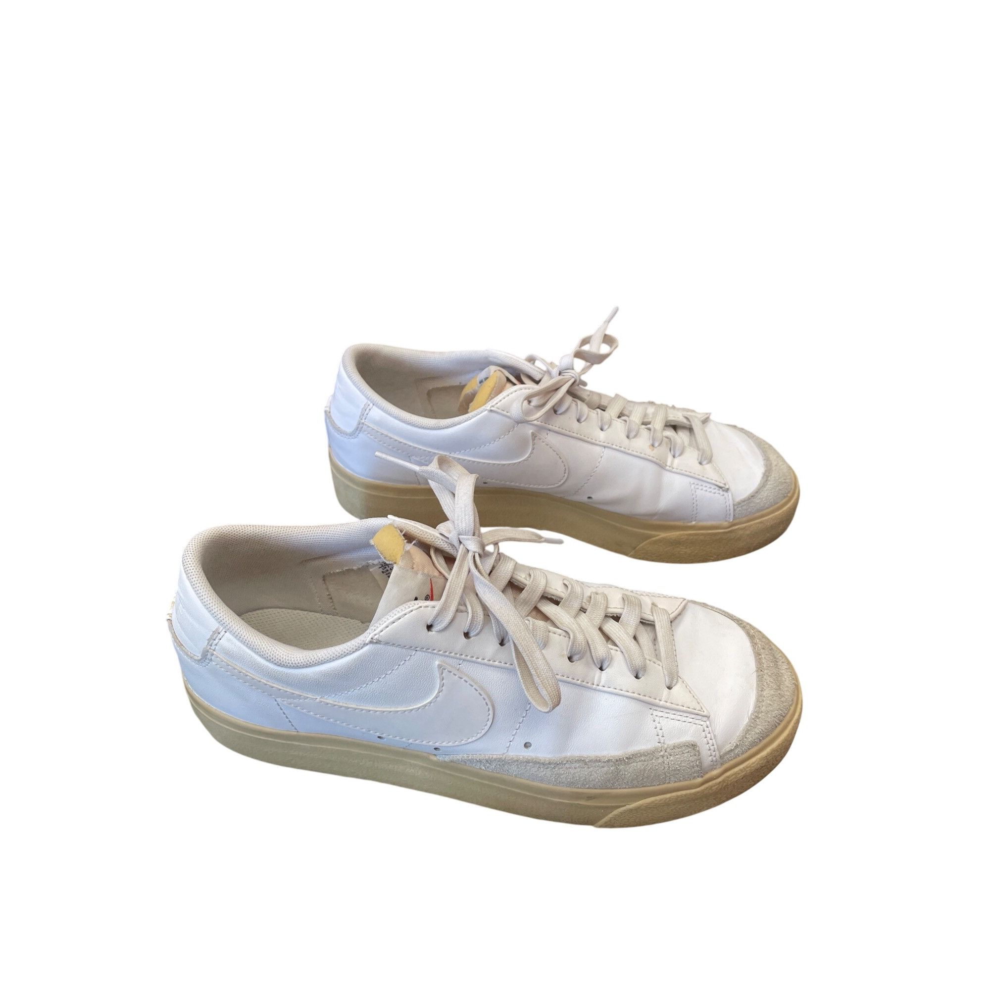 Nike Nike Blazer Low Mens White Sneakers Size 9.5 SKU 9111 Size US 9.5 / EU 42-43 - 4 Thumbnail