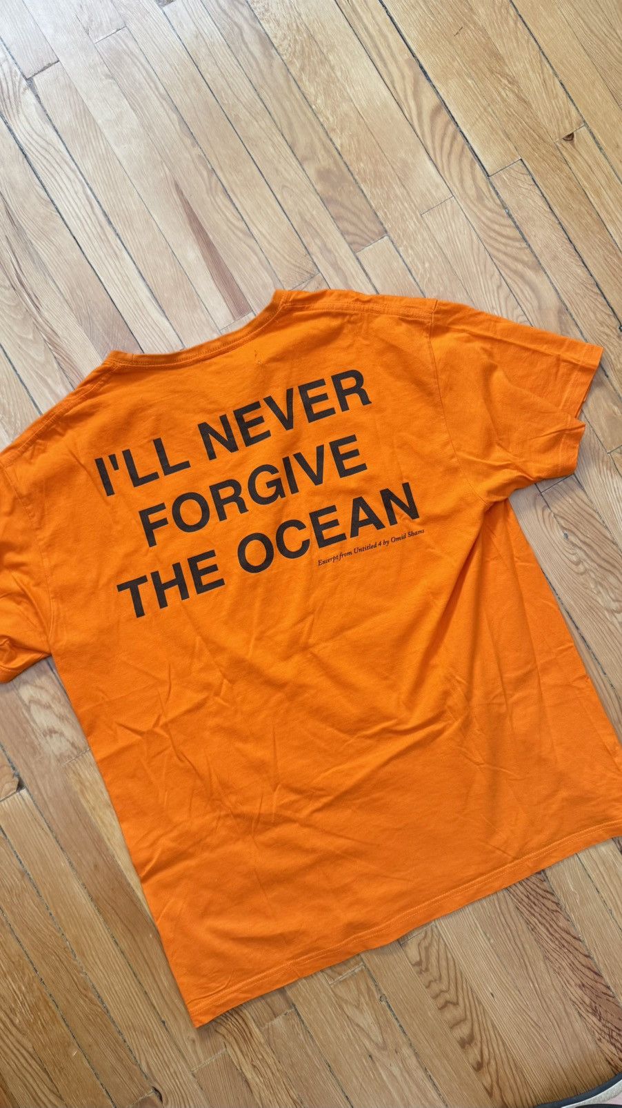 Off-White OffWhite “I’ll never forgive the ocean” show invite tshirt Size US L / EU 52-54 / 3 - 1 Thumbnail