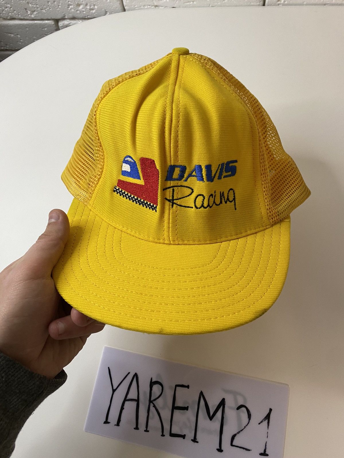 Vintage Davis racing made in USA vintage cap hat Size ONE SIZE - 2 Thumbnail
