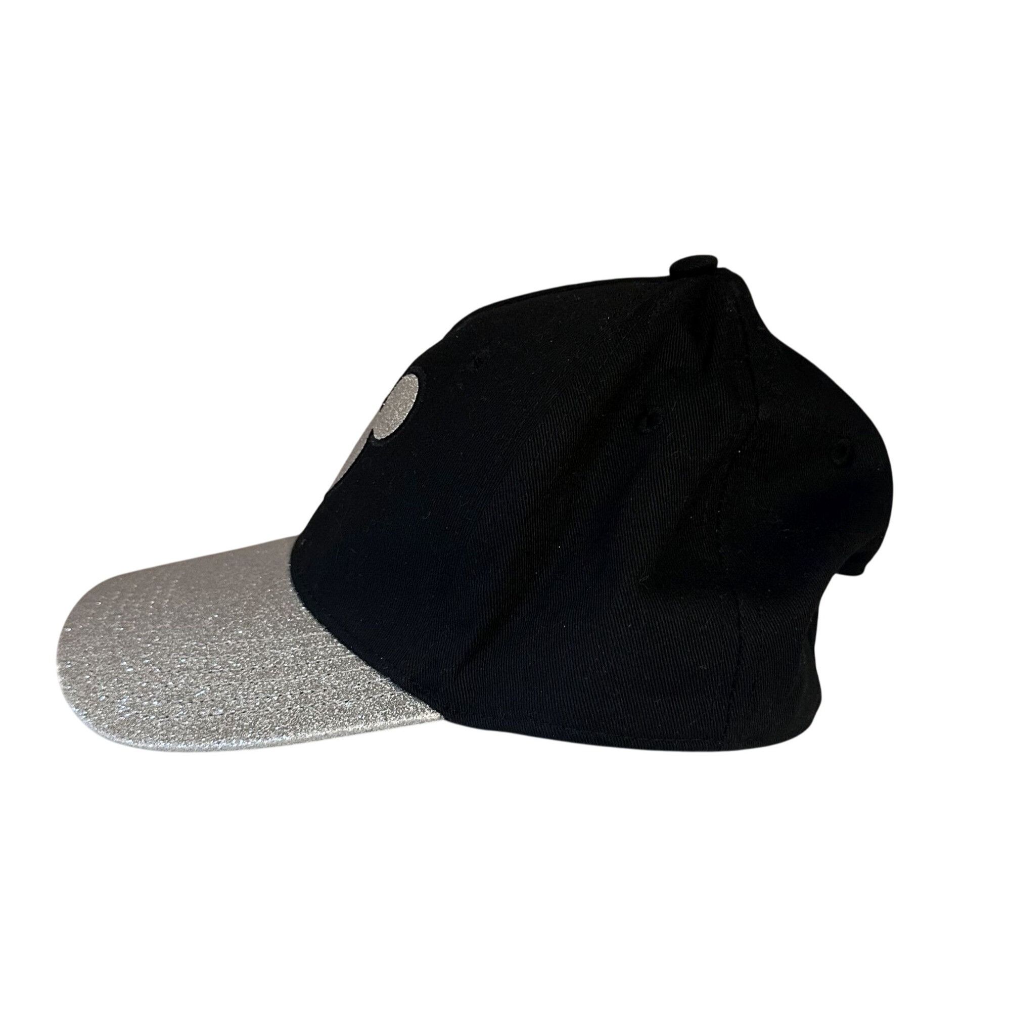 Disney Disney Mickey Mouse Silver Glitter Baseball Cap Hat Adult Bl Size ONE SIZE - 4 Thumbnail