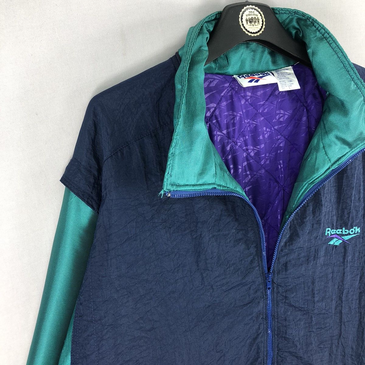 Vintage 90's Reebok Big Logo Parka Jacket