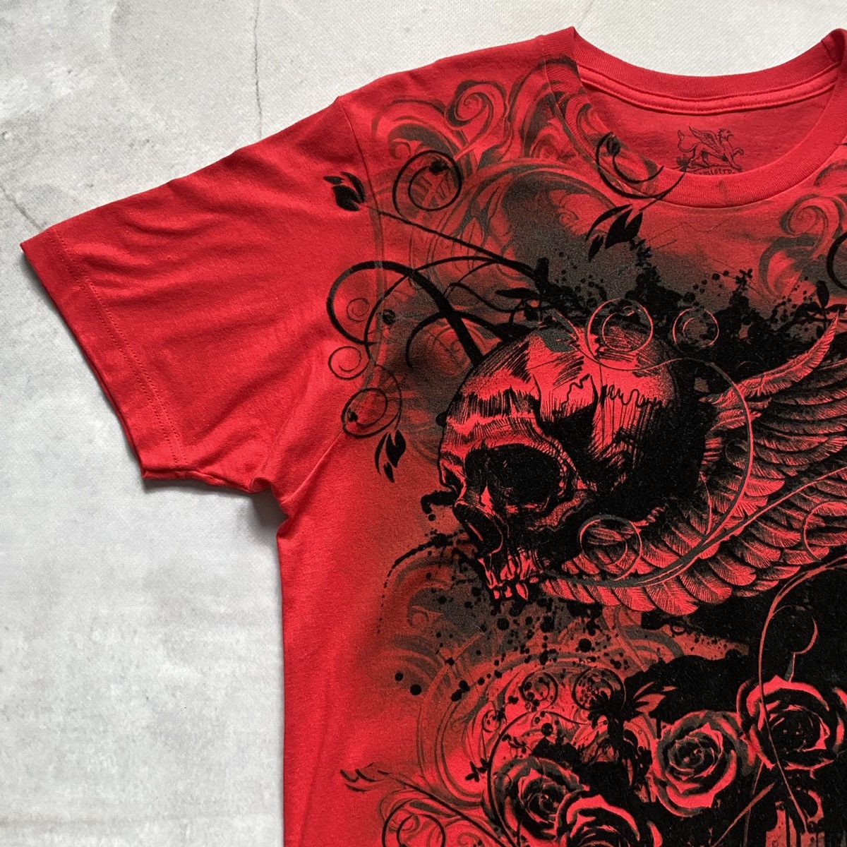 Hysteric Glamour × Japanese Brand Vintage Japan Tribal Affliction style Skulls Tee T Shirt 90s Size US M / EU 48-50 / 2 - 6 Thumbnail