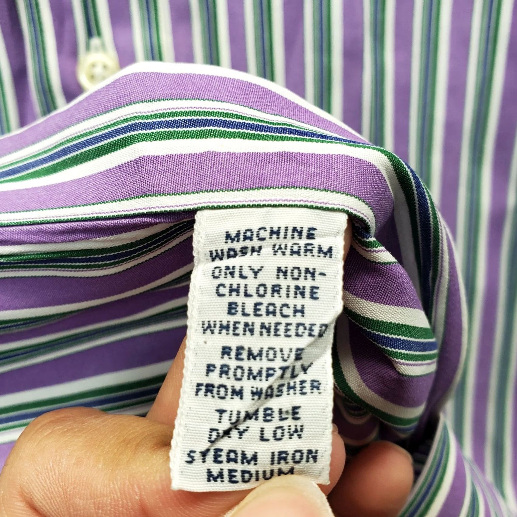 Ralph Lauren Ralph Lauren Blake Shirt Mens XL Multicolor Striped Pony Logo Collared Button Down Size US XL / EU 56 / 4 - 6 Thumbnail