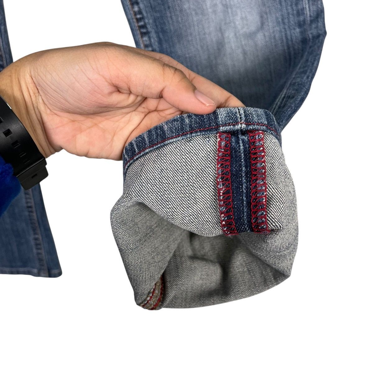 Other Vintage Edwin Blue Trip Denim Jeans Size US 30 / EU 46 - 12 Thumbnail