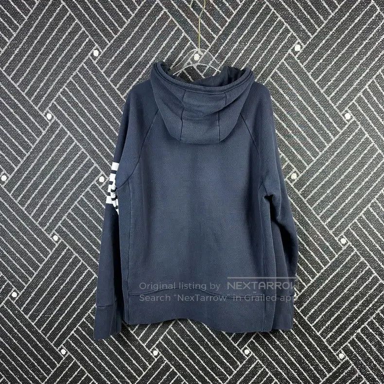 Thom Browne Thom Browne Navy blue hooded sweater Size US XXL / EU 58 / 5 - 2 Thumbnail