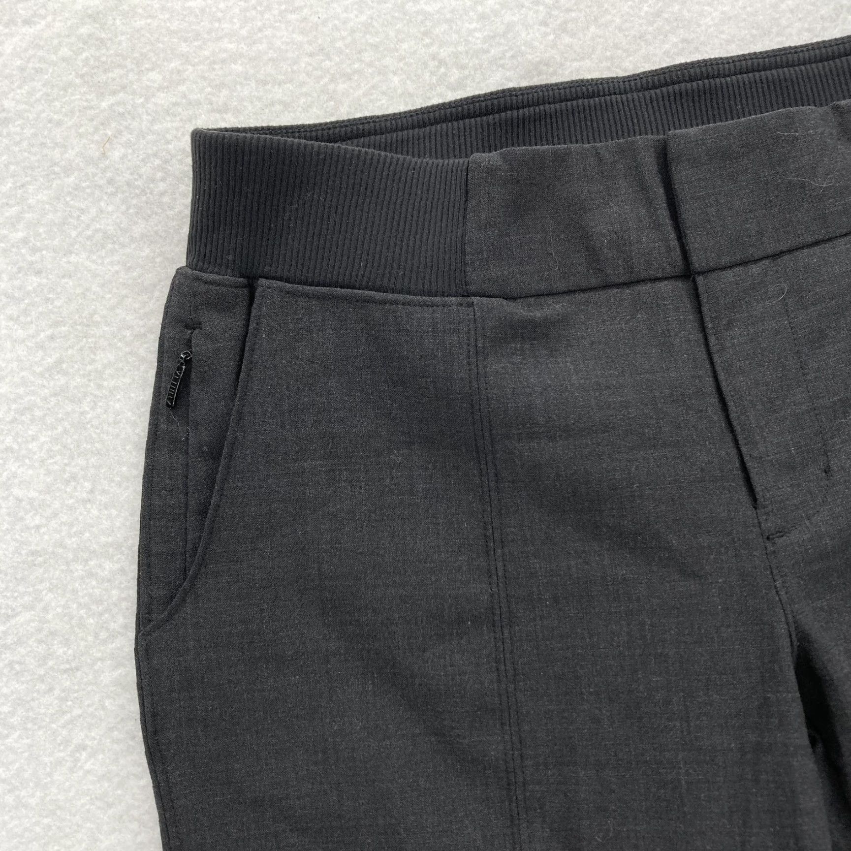 Athleta Athleta Wool Blend Work It City Pants Jogger Tapered Gray Size 4 Stretch Pockets Size 27" / US 4 / IT 40 - 3 Thumbnail