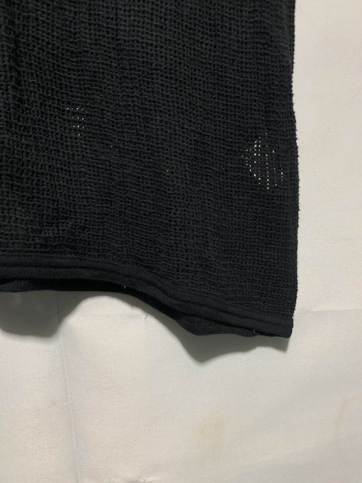 20471120 2000s Power to the people mesh knit web tanktop punk styled Size US L / EU 52-54 / 3 - 4 Thumbnail