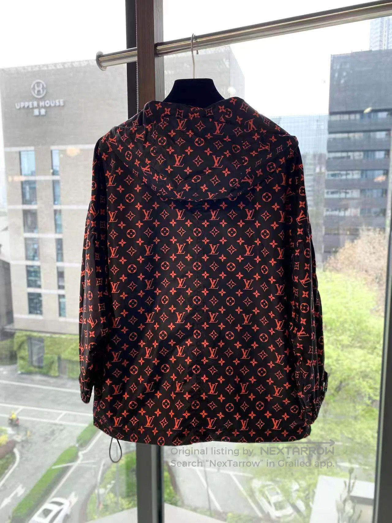 Louis Vuitton Louis Vuitton Black and red printed logo jacket| Size XXS / US 00 / IT 34 - 3 Thumbnail