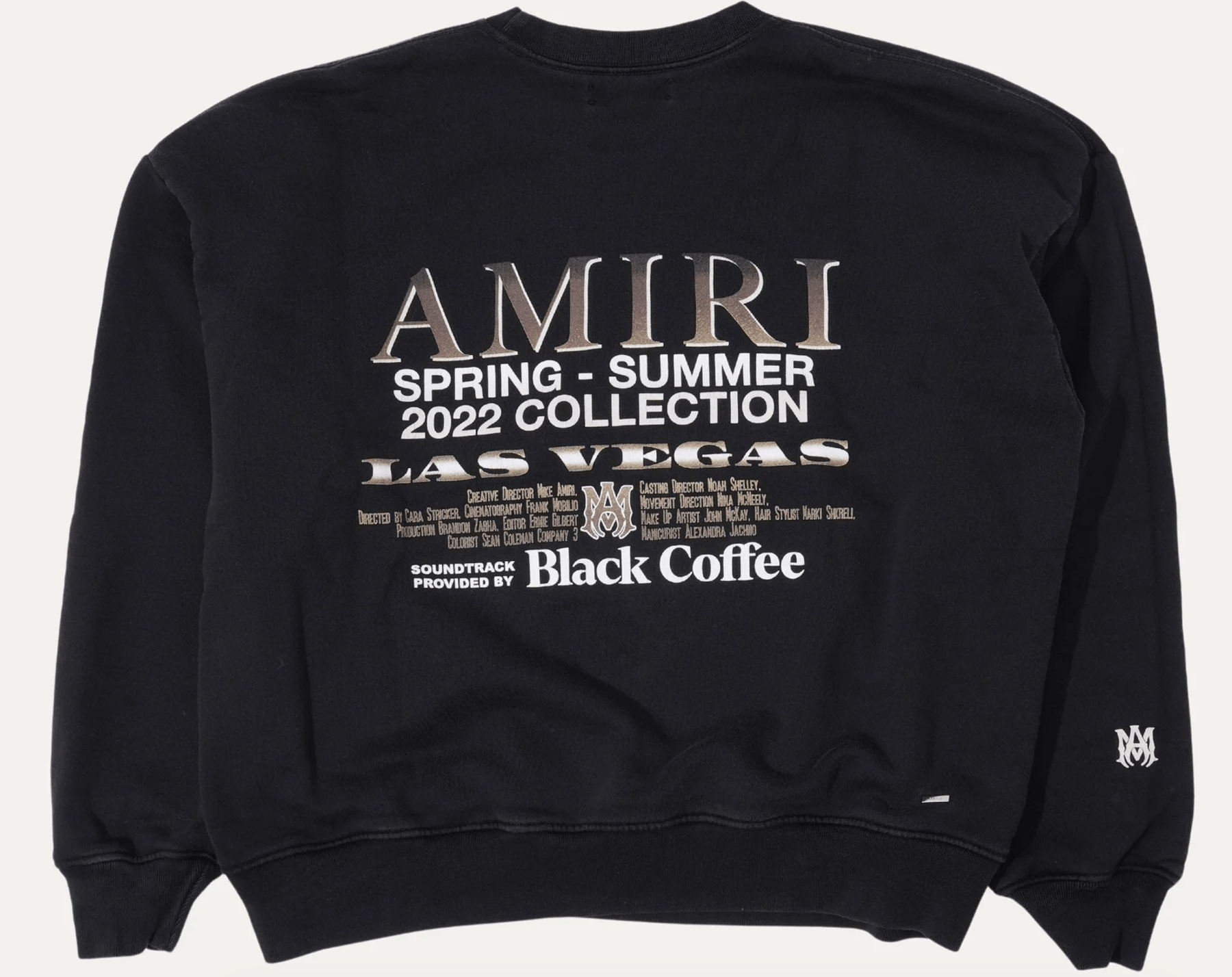 Amiri AMIRI SS22 BLACK COFFEE RUNWAY CREW - INVITE ONLY Size US M / EU 48-50 / 2 - 4 Thumbnail