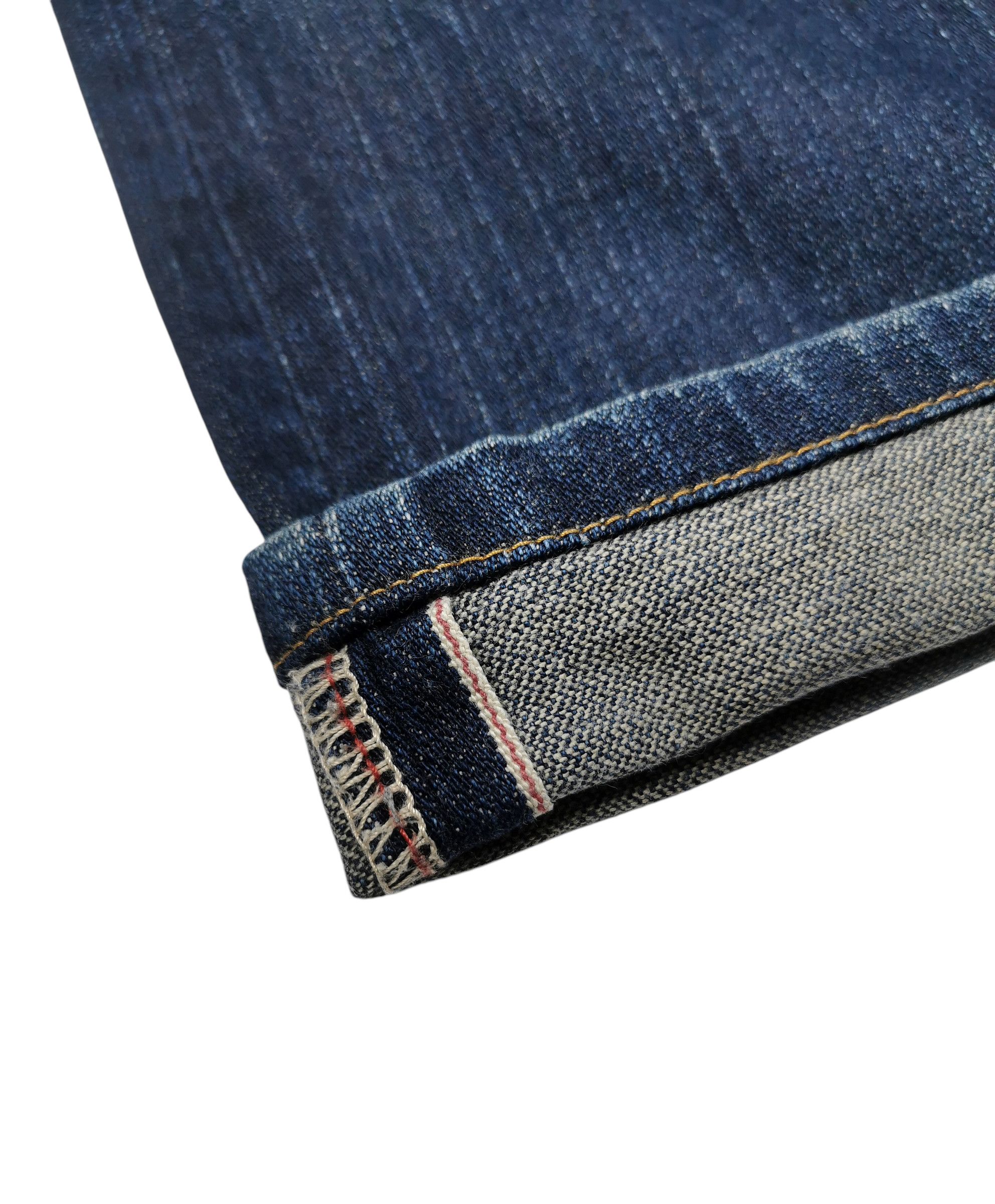 Japanese Brand × Jean × Self Edge Back Number Selvedge Jeans Size US 34 / EU 50 - 4 Thumbnail