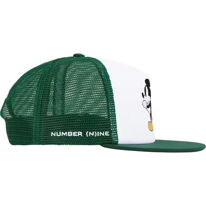Supreme Supreme x Number Nine Mickey mouse mesh hat week 8 Green