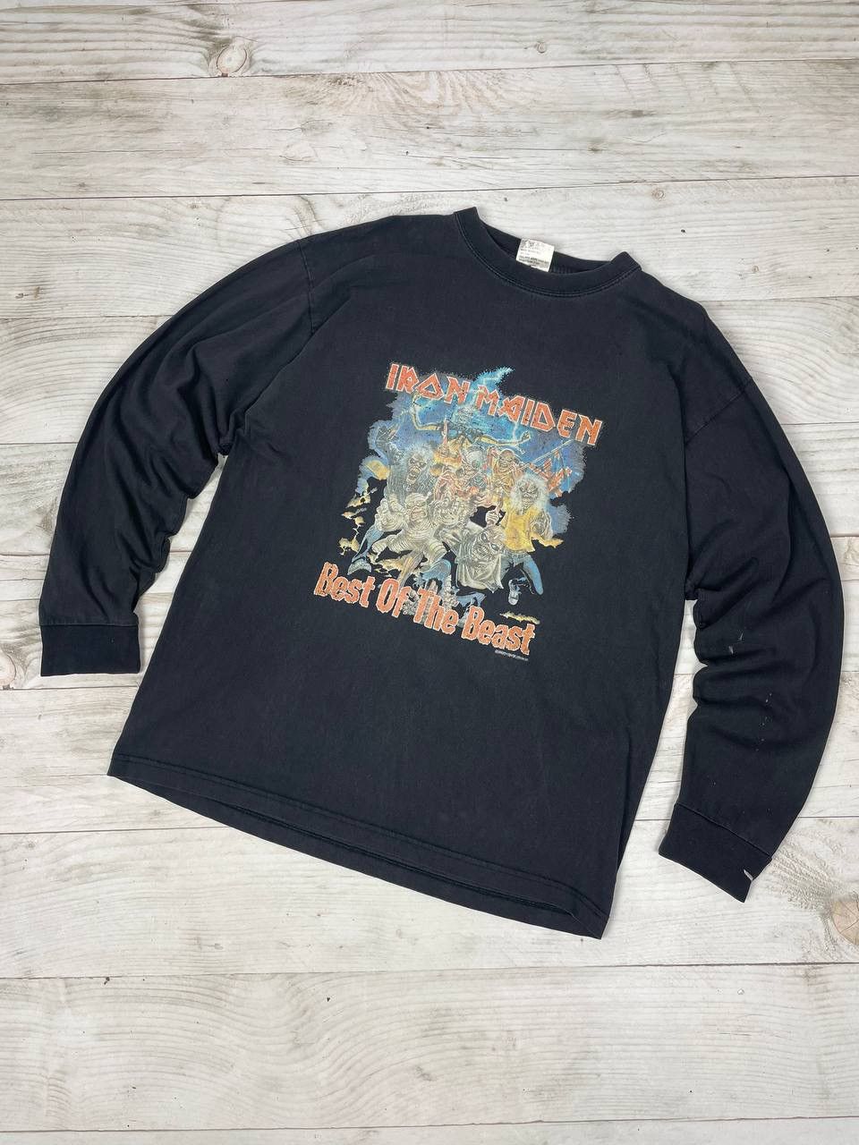 Iron Maiden Vintage Iron Maiden 1996 Best of the Beast Shirt Long Sleeve Size US L / EU 52-54 / 3 - 1 Thumbnail