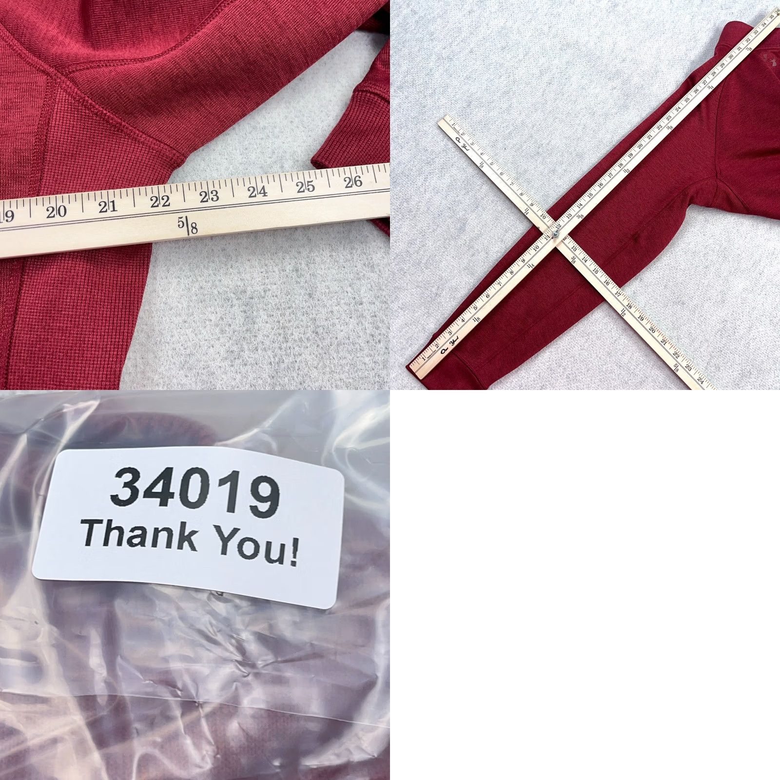 Under Armour Under Armour Sweatshirt Men Large Red Pullover 1/4 Zip Mock Neck Fleece Storm Regular Size L, Red, Sweatshirt, Men Size US L / EU 52-54 / 3 - 8 Thumbnail