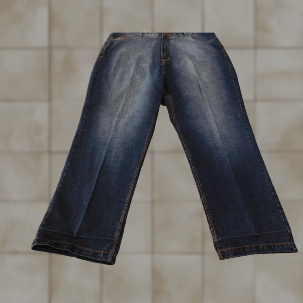 Express Brooklyn Xpress Jeans Mens 40 Blue Denim Straight Leg Relaxed Fit Classic Style Size US 40 / EU 56 - 1 Thumbnail
