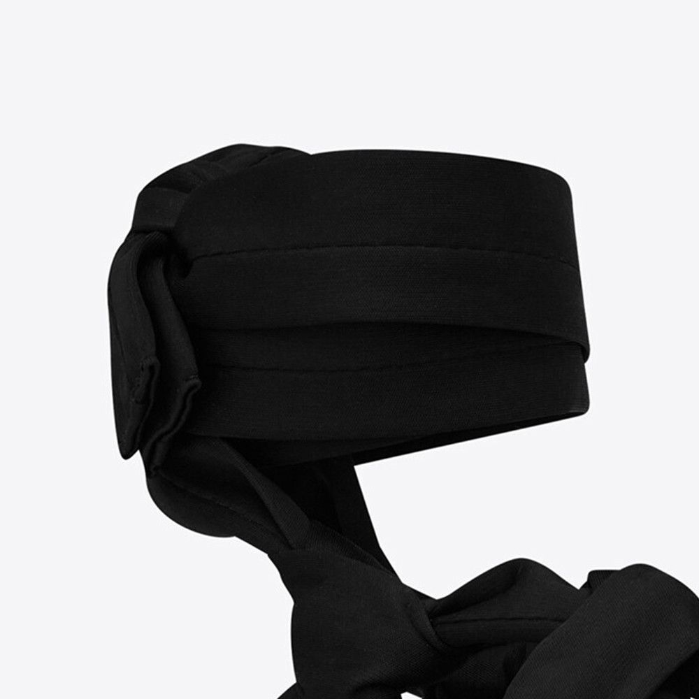 Saint Laurent Paris o1b1hav110325 732384 Nolan Sandals in Jersey in Black Size US 8 / IT 38 - 7 Thumbnail