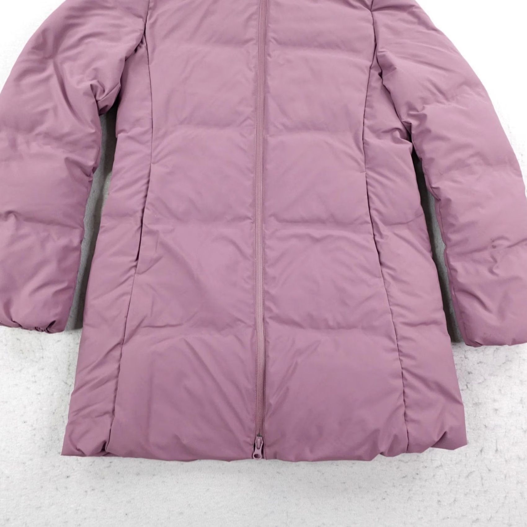 Uniqlo VINTAGE? No — Uniqlo Jacket Womens XS Purple Seamless Down Puffer Parka Long Quilted Coat Size XS / US 0-2 / IT 36-38 - 3 Thumbnail