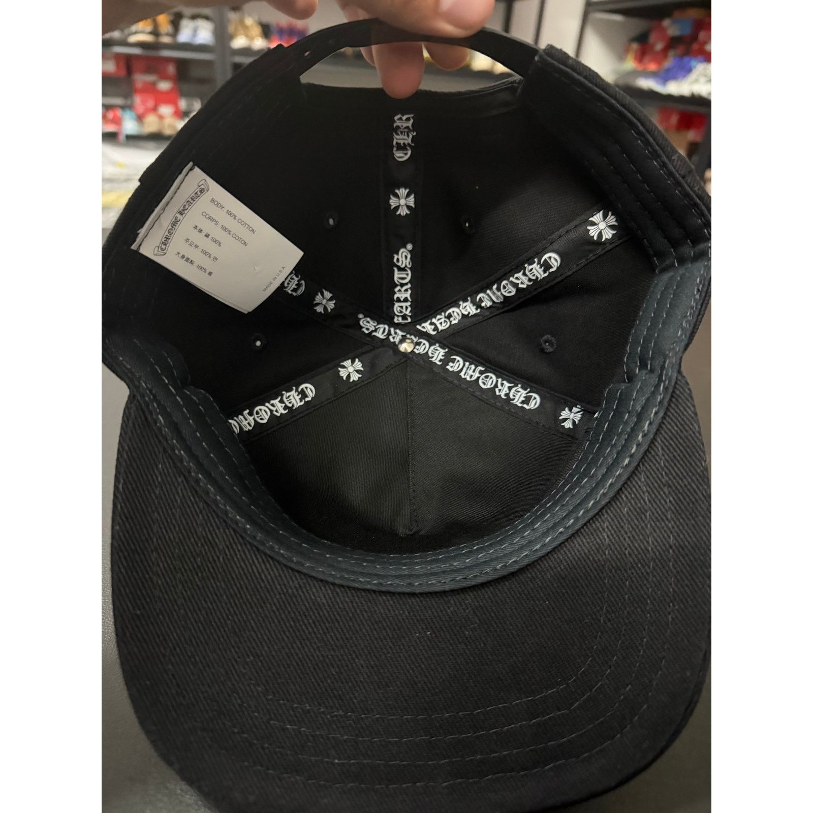 Chrome Hearts Chrome Hearts Dagger Denim Snapback Size ONE SIZE - 3 Thumbnail