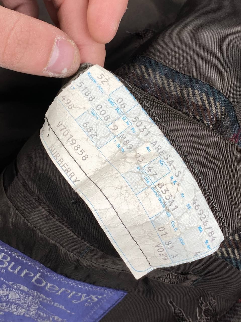 Burberry Vintage Burberrys Wool Blazers Size 52R - 10 Thumbnail