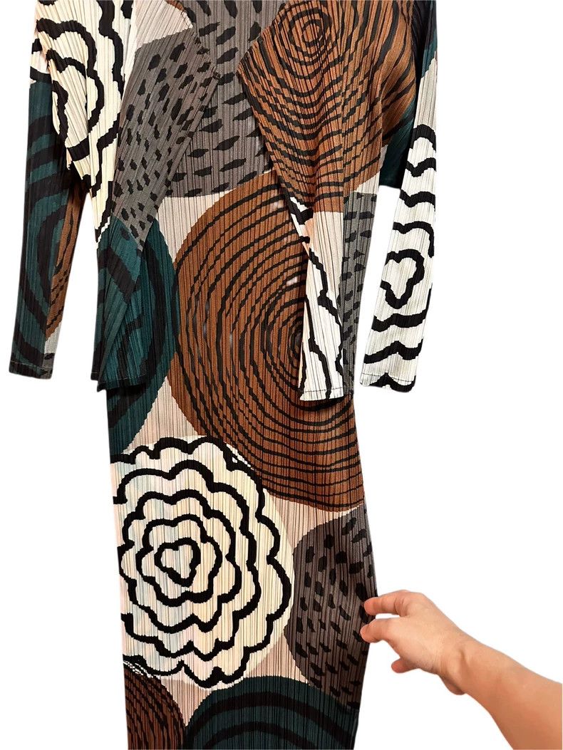 Issey Miyake Issey Miyake Annual ring dress Size L / US 10 / IT 46 - 1 Thumbnail