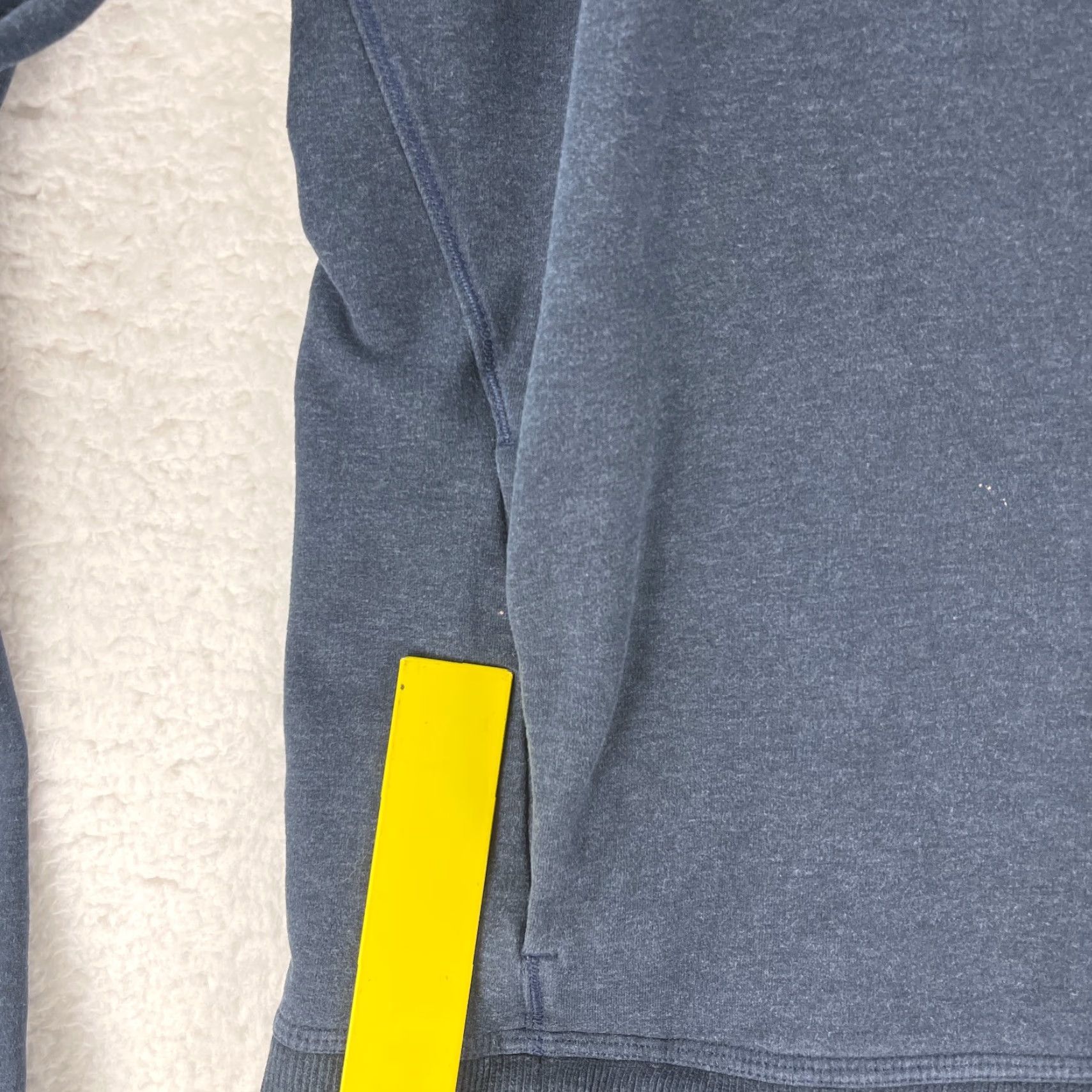 Lululemon Lululemon Stress Less Long Sleeve Hoodie Womens Size 4 Blue Pullover Knit Hoodie Pullover Sweatshirt with Pockets Size S / US 4 / IT 40 - 7 Thumbnail