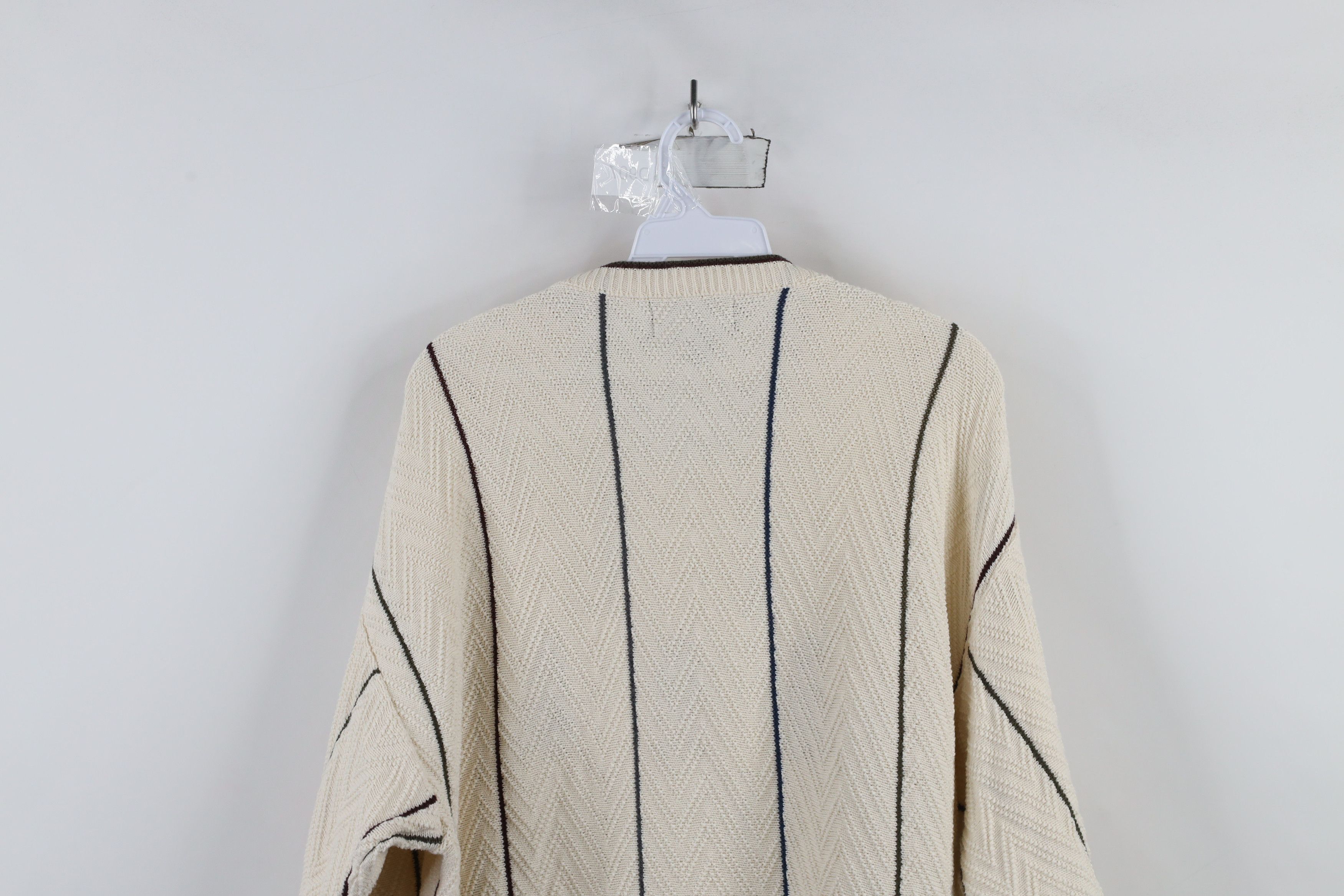 Vintage Vintage 90s Streetwear Knit Striped Golf Bag Sweater USA Size US M / EU 48-50 / 2 - 11 Thumbnail