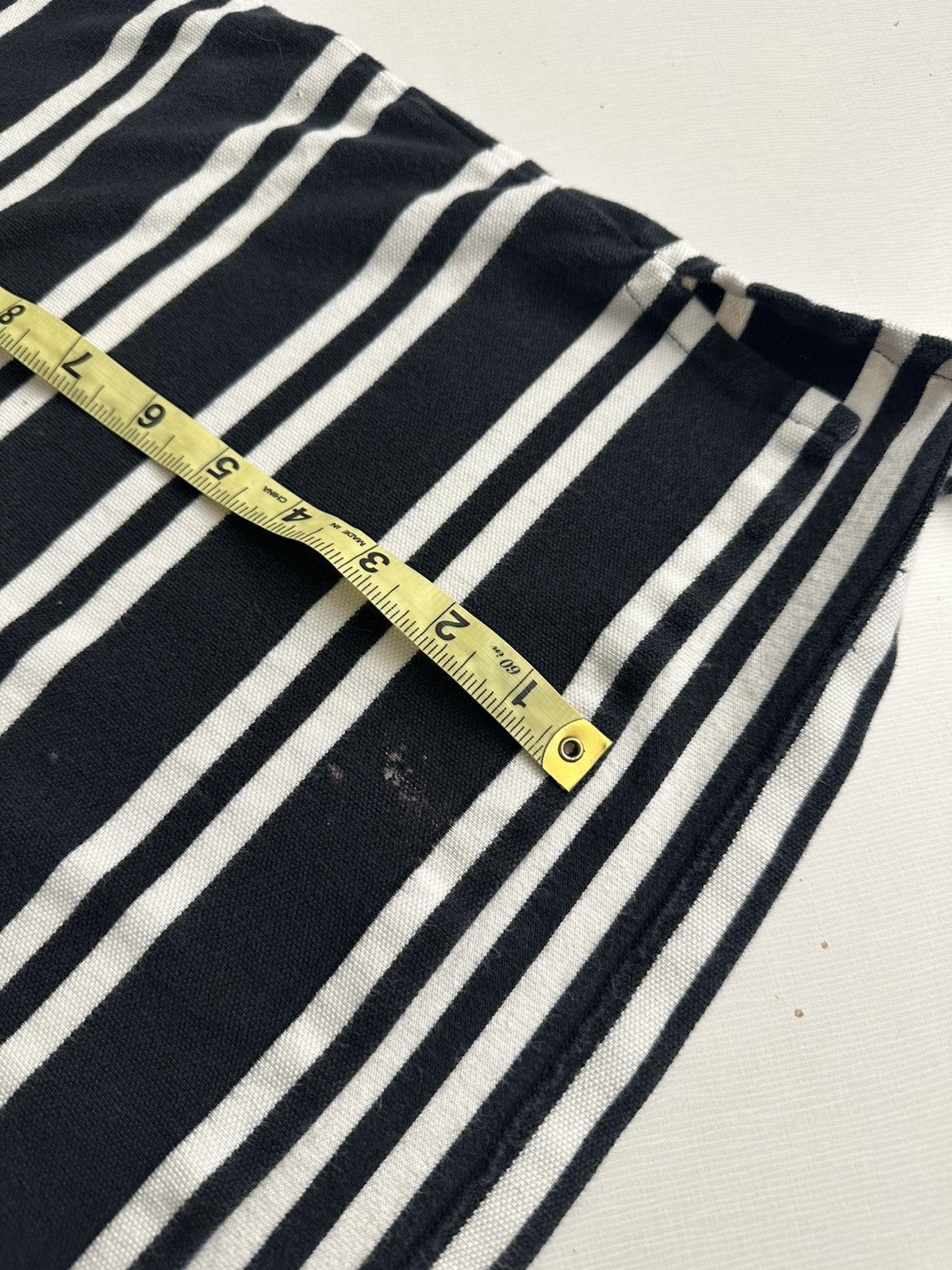 Vintage Vintage 90s Polo Ralph Lauren B&W Striped Polo Shirt Size US L / EU 52-54 / 3 - 5 Thumbnail
