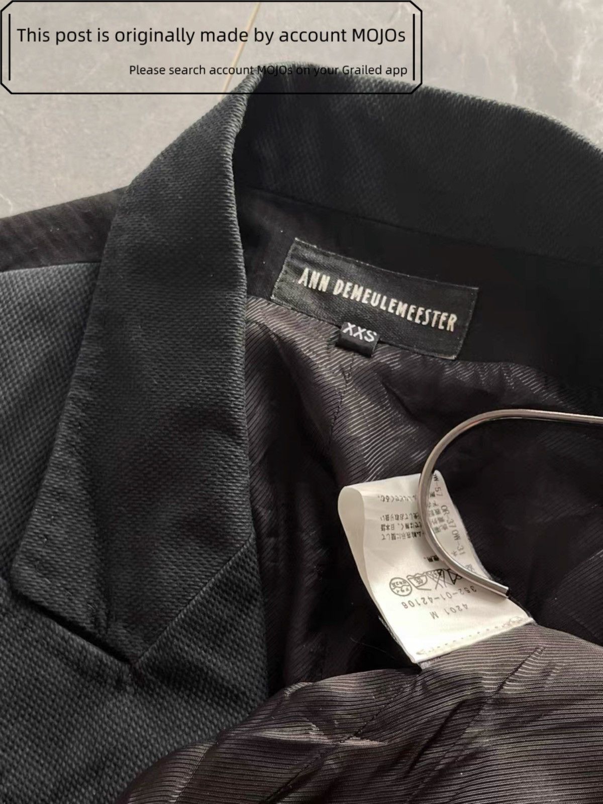 Ann Demeulemeester Sz XXS Ann Demeulemeester Triple Breasted Vest mojos33833 Size US XXS / EU 40 - 5 Thumbnail