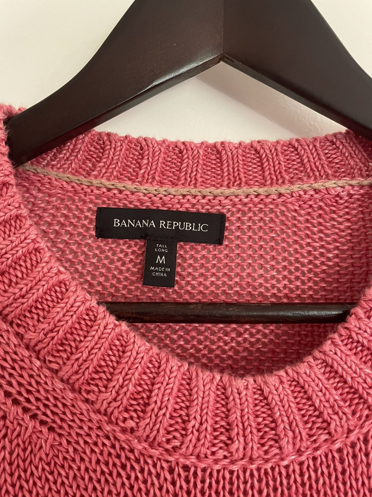 Banana Republic Banana Republic Pink Linen Sweater Size US M / EU 48-50 / 2 - 2 Thumbnail