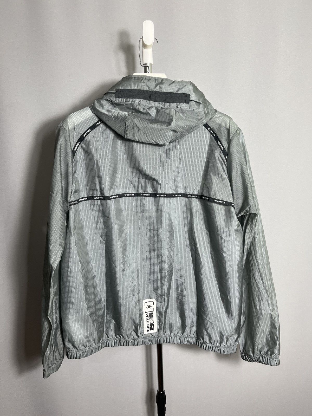 Nike Nike Repel Wild Run Mens Jacket Gray Full Zip Ultralight Size US M / EU 48-50 / 2 - 5 Thumbnail