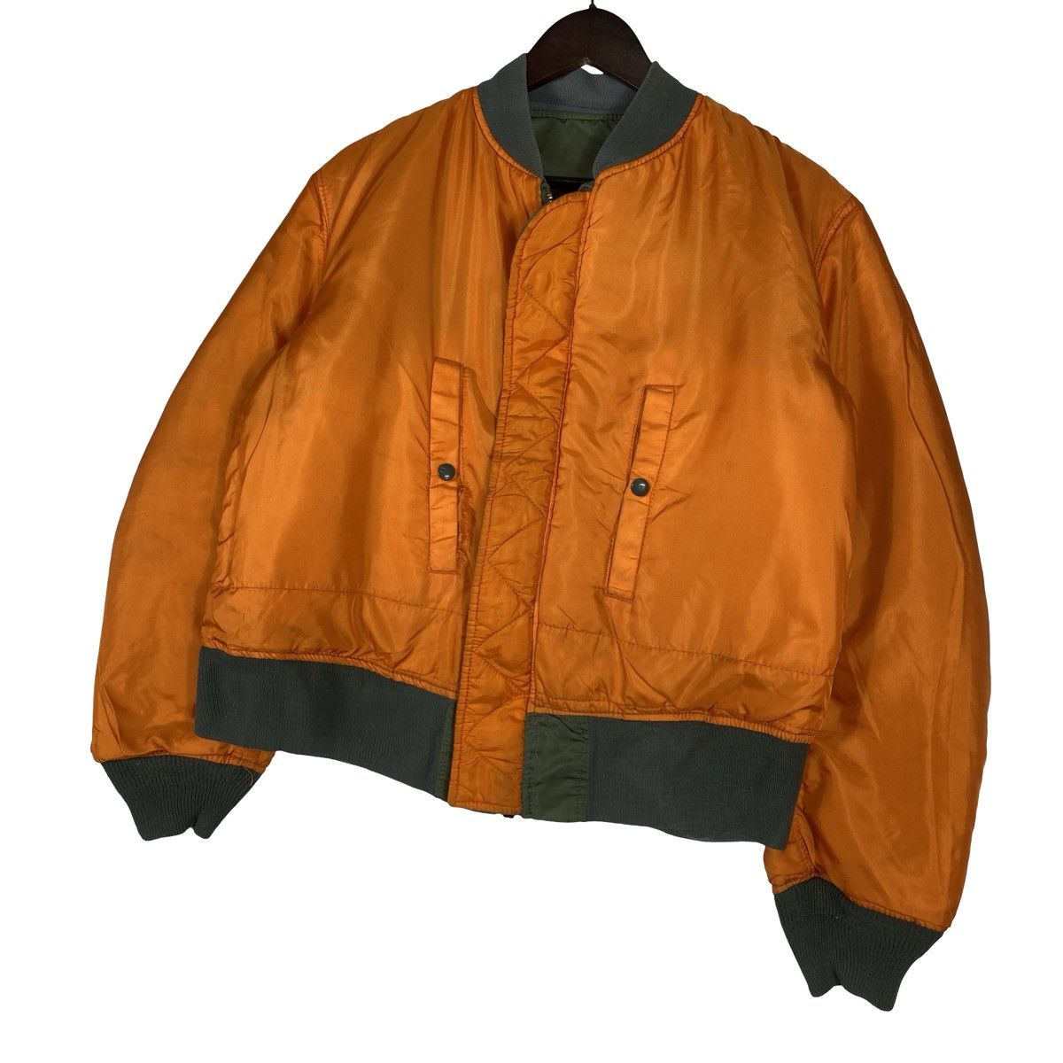 Alpha Industries Vintage Alpha Industries MA-1 Bomber Jacket Reversible Size US M / EU 48-50 / 2 - 14 Thumbnail
